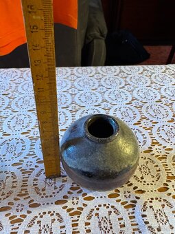 Designová keramická váza tvaru "koule" - 2