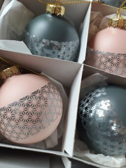 Skleněné vánoční ozdoby, baňky, koule - 2