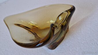 POPELNÍK NA JEDNU CIGARETKU, NA DOUTNÍK. STARÉ HUTNÍ SKLO. - 2