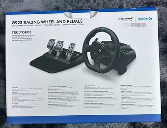 Logitech G923 TrueForce + pedaly - PS4/PS5/PS - top stav - 2