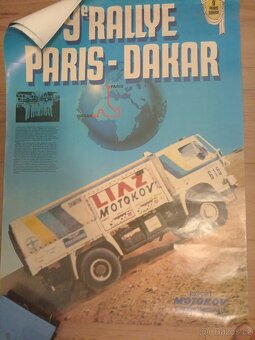 Plakát Paříž - Dakar - 2