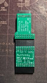 TPM čip 2.0 nebo 1.2 ASRock Auth key - 2