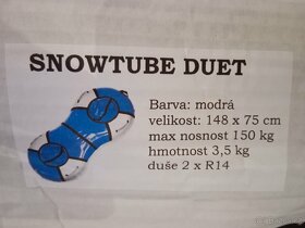 Snowtube duet (nafukovací boby) - 2