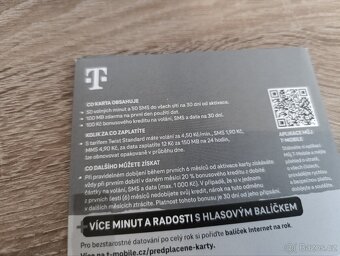 T-Mobile předplacená karta - 2