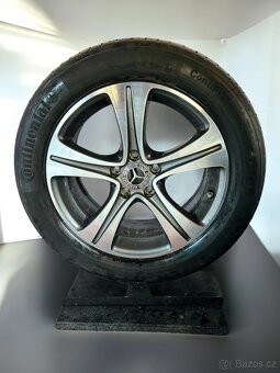 Originální alu kola Mercedes 5x112 + letní 225/55r17 - 2
