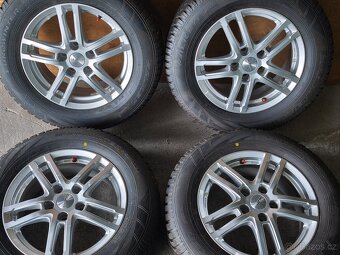 Alu kola 5x114,3 r16 zimní pneumatiky 215/65 r16 Falken 8mm - 2