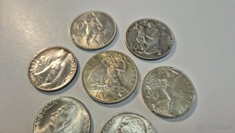 7 kusů stříbrných ČS mincí - 2