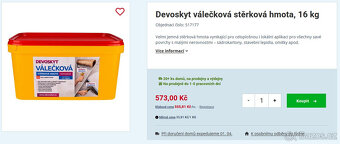 Devoskyt válečková stěrková hmota, 3 x 16 kg - 2