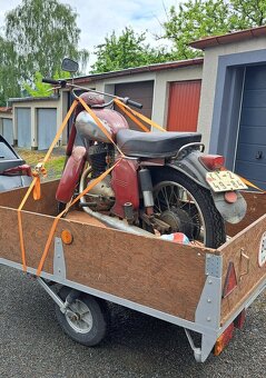 Prodám Jawa 250 Sport, typ 590, r.v.1965, kola 19". - 2