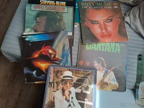 Vinyl - zz top, Roxy music, Joe Cocker, Elton John Santana - 2