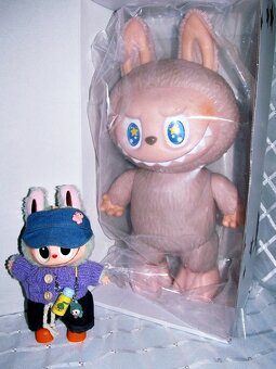 😻LAFUFU STYL LABUBU , KLOUBOVÁ MAXI OBŘÍ FIGURKA Cappuccino - 2