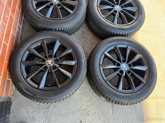 Alu 16" 5x112 škoda MINORIS BLACK zimní 96% O3 TOP - 2