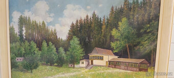 Obraz 140 x 120 cm, cena 1000,-Kč. - 2