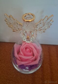 Věčná růže ve skleněném andělovi - 2