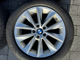 BMW X3 originál ALU kola + zimní pneu 245/50 R18 - 2