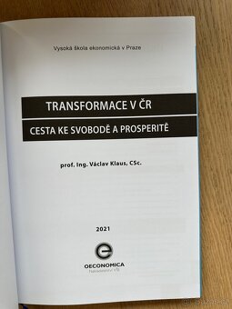 Transformace v ČR, V. Klaus - 2