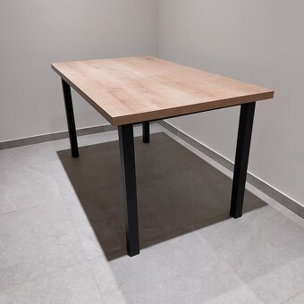 Kovové nohy ke stolu - černý lak - 2