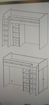 DĚTSKÁ PATROVÁ POSTEL  90X200CM - 2