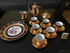 Zlacený moka servis - 2