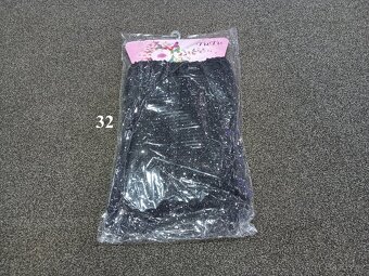 Tylová tutu sukně, cca 7-11 let, černá s flitry - 2