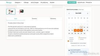 Křížový laser pronájem - 2