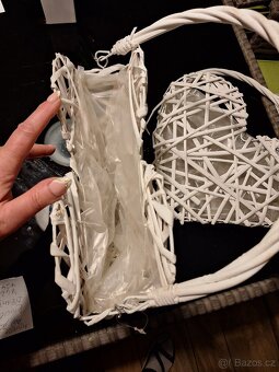 Dvě závěsná srdce na květiny - 2