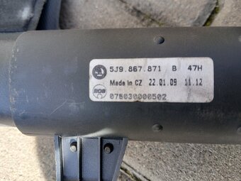 Škoda Fabia 2,roleta do kufru - 2