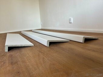 3× nový vnitřní parapet TOPSET Long bílý - 2