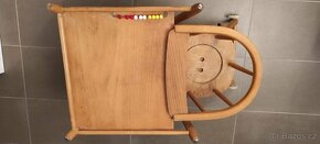 Dřevěná jídelní židle-retro - 2