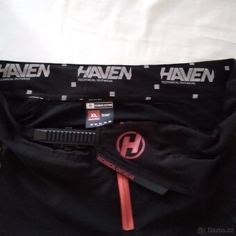 Kalhoty dlouhé 2x Haven Energizer - černé-červené ,vel XL - 2