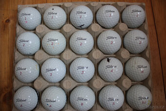 50 míčů TITLEIST Pro V1/Pro V1x - POSLEDNÍ MODELY - TOP STAV - 2