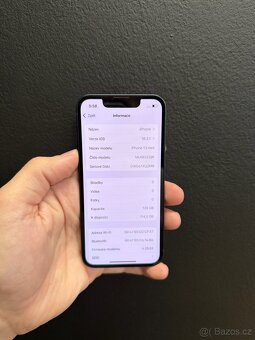 APPLE IPHONE 13 MINI 128GB-MIDNIGHT 90% BATERIE,ZÁRUKA - 2