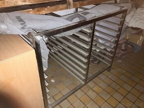 Stojan na gastro nádoby nerezový - 2