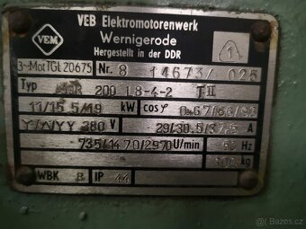 Tříotáčkový motor 380v 19kw - 2