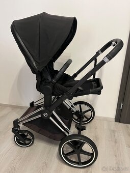 Cybex Priam Platimum střibrná+černá - 2