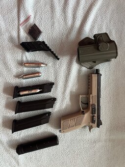 WE Masada ACR GBB blowback a ASG CZ P-09 Blowback - 2