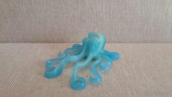 🐙 Lego Figurky zvířátek - modrá (svítící) chobotnice 🐙 - 2