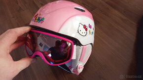Hello Kitty XS dětská lyžařská helma přilba - 2