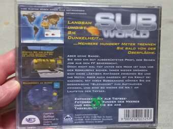 Orig.zabalená hra na CD-ROM "Sub world" - německá verze - 2