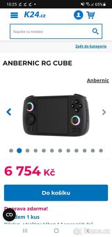 anbernic rg cube 8gb rám 128gb 8x2.7ghz výkony na ps2 hry - 2