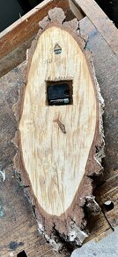 Dřevěné hodiny s motivem - 2