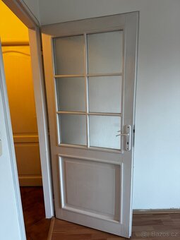 Interiérové dveře bílé prosklené - 2