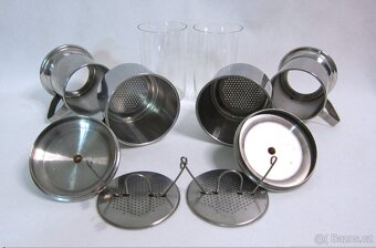 2x překapávač kávy či čaje ( french filter ) Sandrik nerez - 2