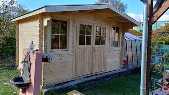 Dřevěný zahradní domek Olymp 400 x 300 cm, 44 mm - 2