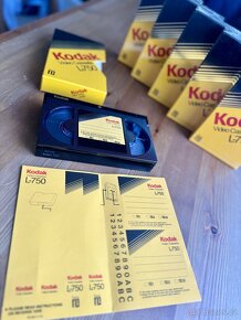 5x Betamax KODAK L-750 NOVÉ - 2