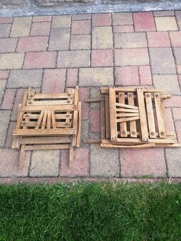 Stolička skládací dětská retro - 2