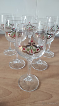 Retro skleničky - sada - 2