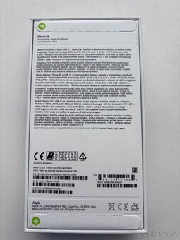 iPhone SE (2022) 64 GB, Černý - Nový, nerozbalený - 2