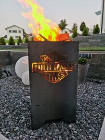 Ohniště, topeniště, gril Harley Davidson - 2