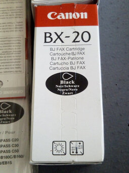 inkoustová cartridge Canon BX-20, černá, originál - 6 kusů - 2